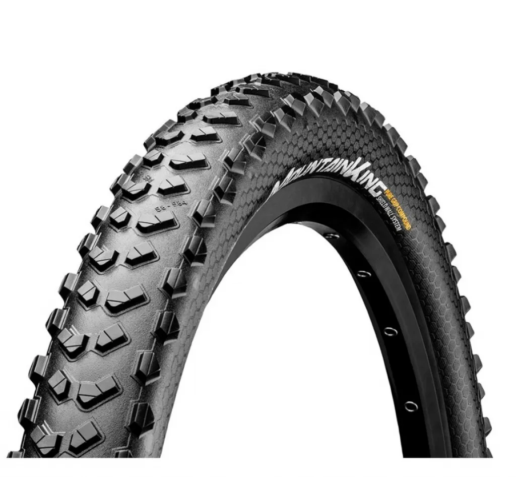Покрышка 29 x 2.30 (58-622) Continental Mountain King (ProTection) black/black foldable TPI 3/180 (770g)