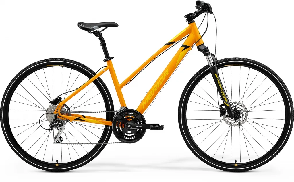 Велосипед 28" Merida CROSSWAY 20-D L (2021) silk orange(yellow)