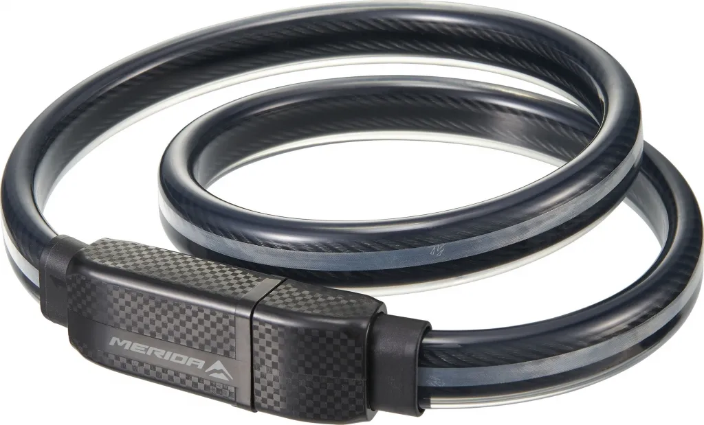 Замок MERIDA LOCK W/KEYS 96см black/grey