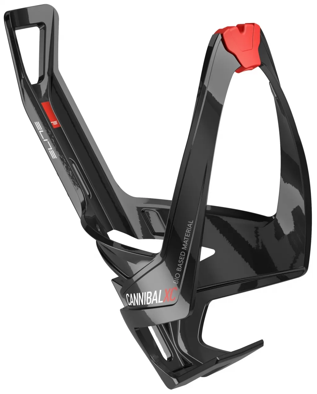 Флягодержатель ELITE Cannibal XC Bio, black/red
