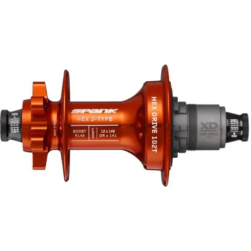 Втулка задня SPANK HEX J-Type Boost R148 XD 32H orange