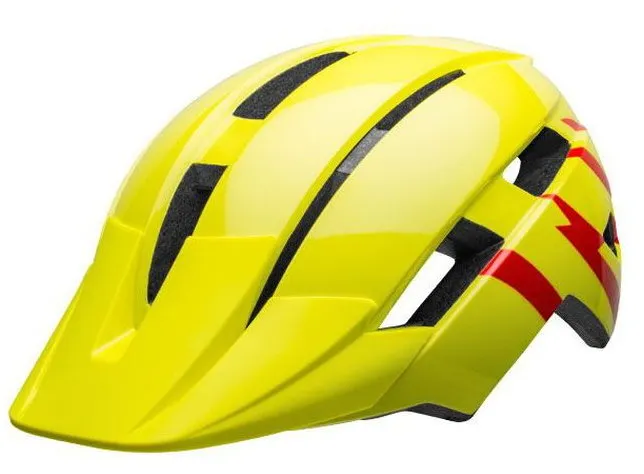 Шлем детский Bell Sidetrack II strike gloss hi-viz/red
