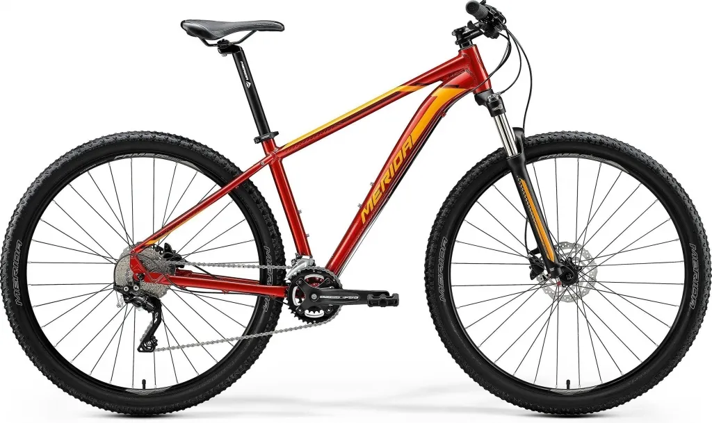 Велосипед 29" Merida BIG.NINE 80 (2020) glossy sparkling red (orange)