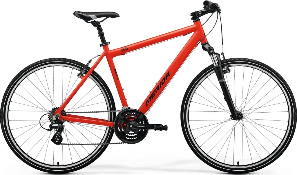 Велосипед 28" Merida CROSSWAY 10-V (2024) matt race red