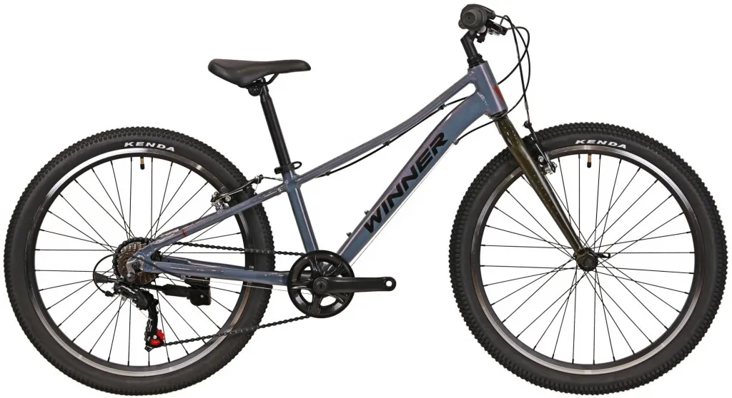 Велосипед 24" Winner CANDY (2024) сірий