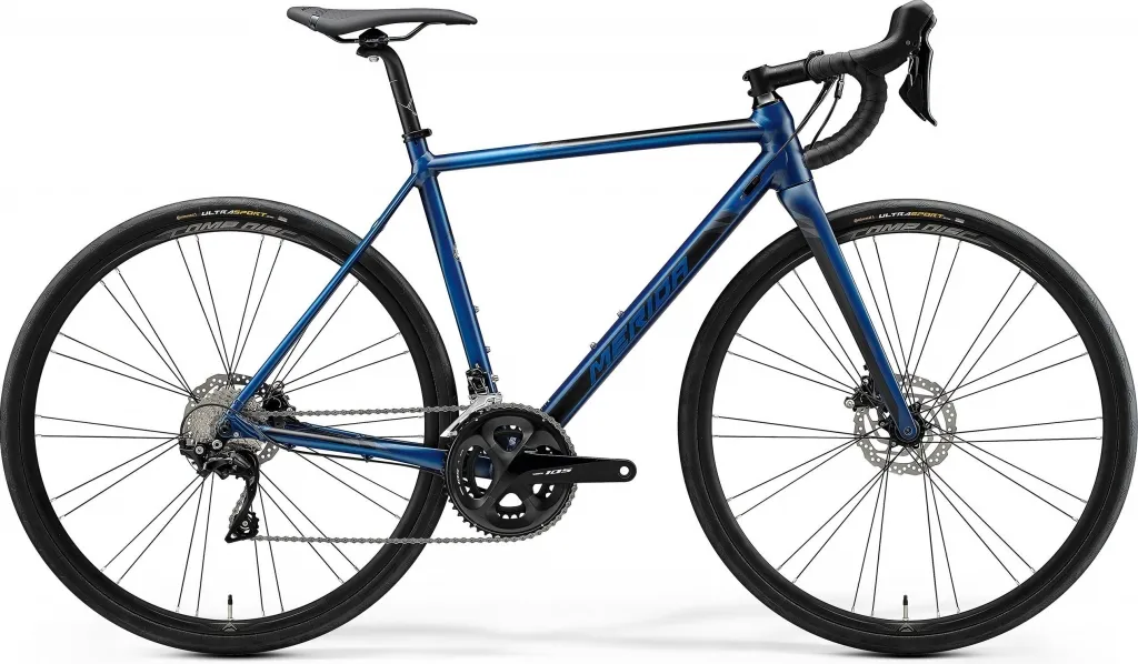 Велосипед 28" Merida Mission Road 400 (2020) silk ocean blue (black)