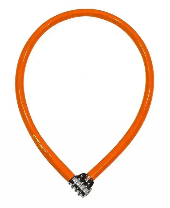 Замок KRYPTONITE KEEPER 665 трос 6x65mm кодовый orange Замок KRYPTONITE KEEPER 665 трос 6x65mm кодовый orange