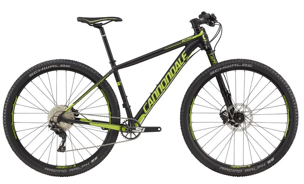 Велосипед 29" Cannondale F-Si 1 2017 матовый черный