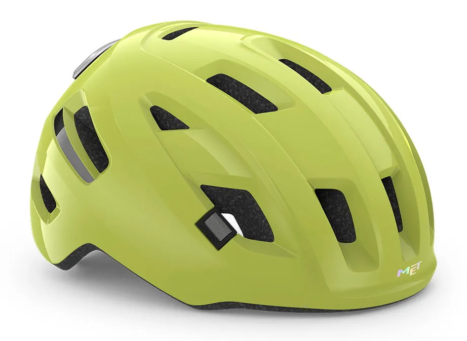 Шлем MET E-MOB lime glossy