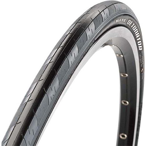 Покрышка 700x28c Maxxis Detonator, 60TPI, 57a/62a, черно-серая Покрышка 700x28c Maxxis Detonator, 60TPI, 57a/62a, черно-серая