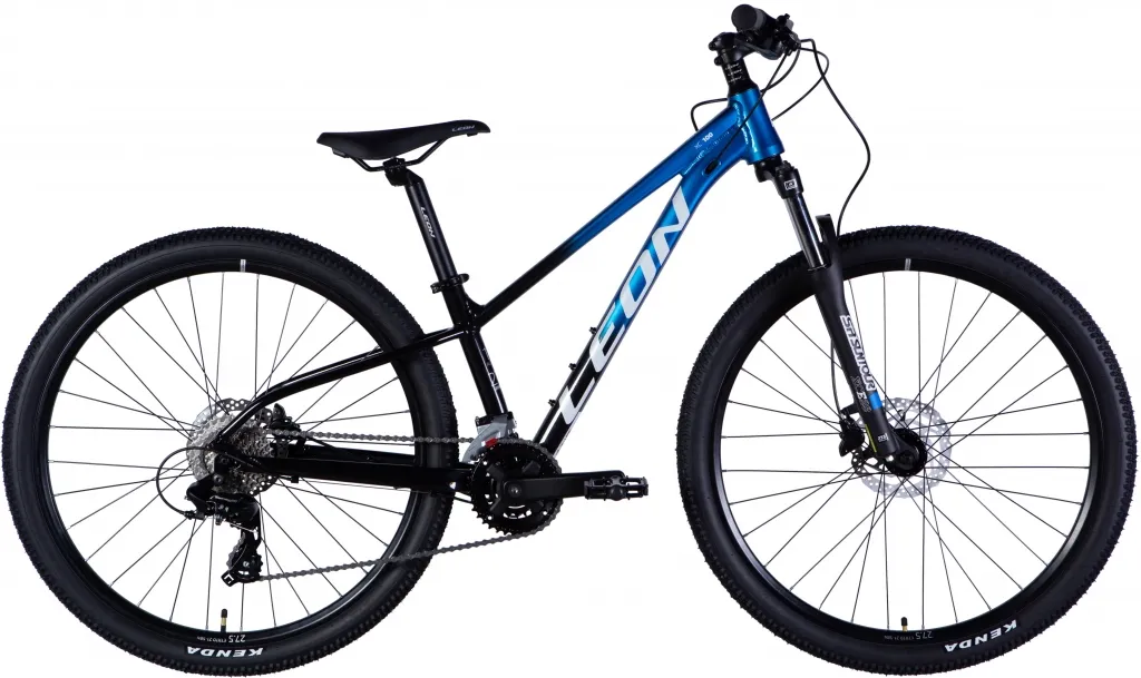 Велосипед 27,5" Leon XC 100 HDD (2025) синiй з чорним Велосипед 27,5" Leon XC 100 HDD (2025) синiй з чорним