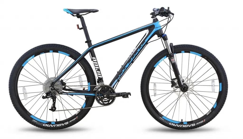 Велосипед PRIDE XC-29 PRO 1.0 2016 черно-синий матовый