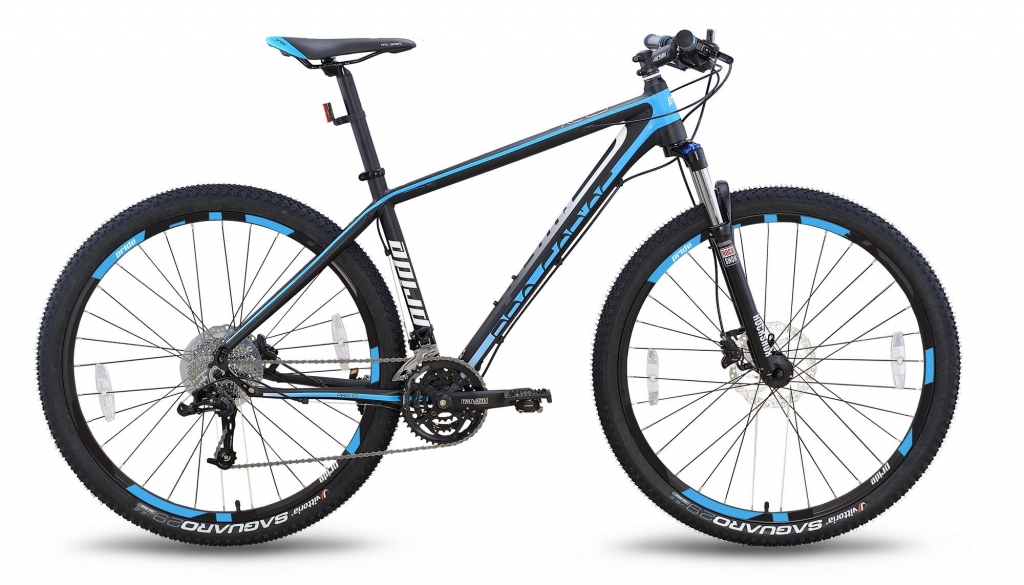 Велосипед PRIDE XC-29 PRO 1.0 2016 черно-синий матовый Велосипед PRIDE XC-29 PRO 1.0 2016 черно-синий матовый