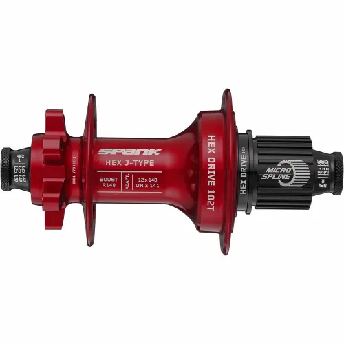 Втулка задня SPANK HEX J-Type Boost R148 Microspline 32H red