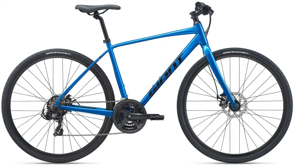 Велосипед 28" Giant Escape 3 Disc (2022) metallic blue