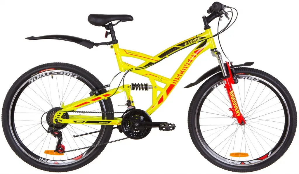 Велосипед 26" Discovery CANYON Vbr 2019 желтый