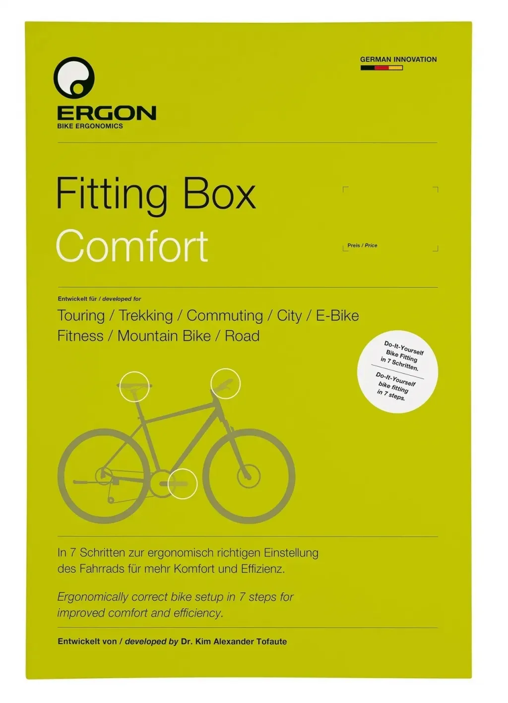 Набір для налаштування посадки Ergon Fitting Box Comfort