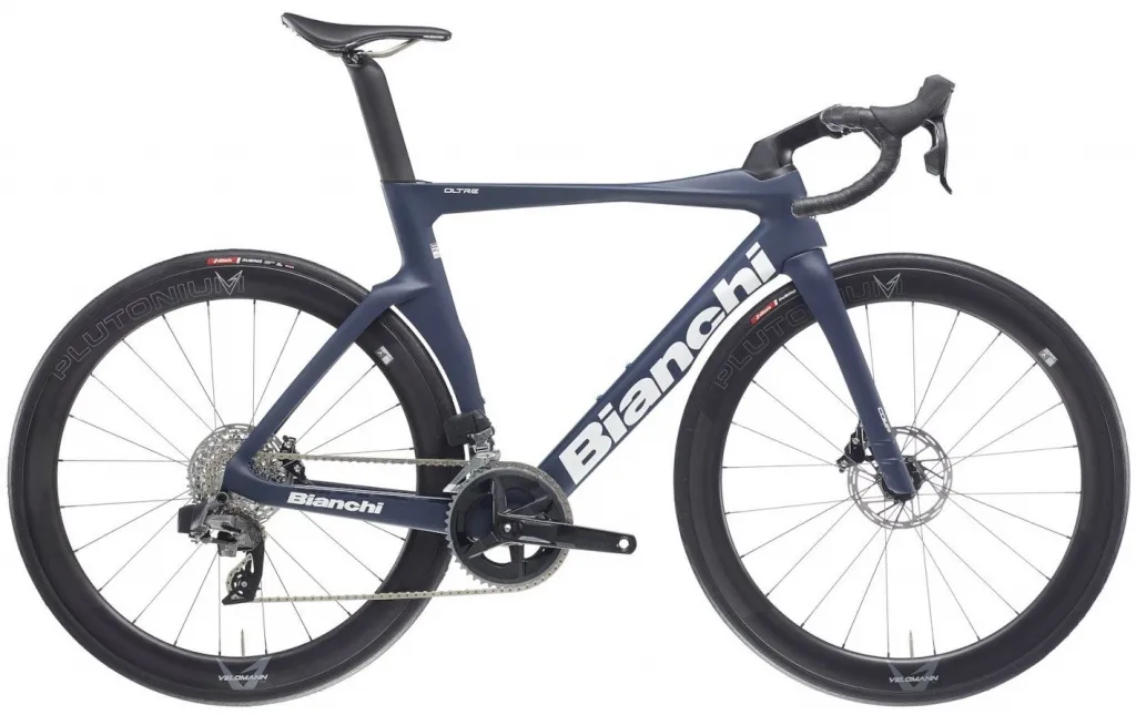 Велосипед 28" Bianchi Oltre Comp Ultegra Di2 (2025) blue-grey/off white full matt