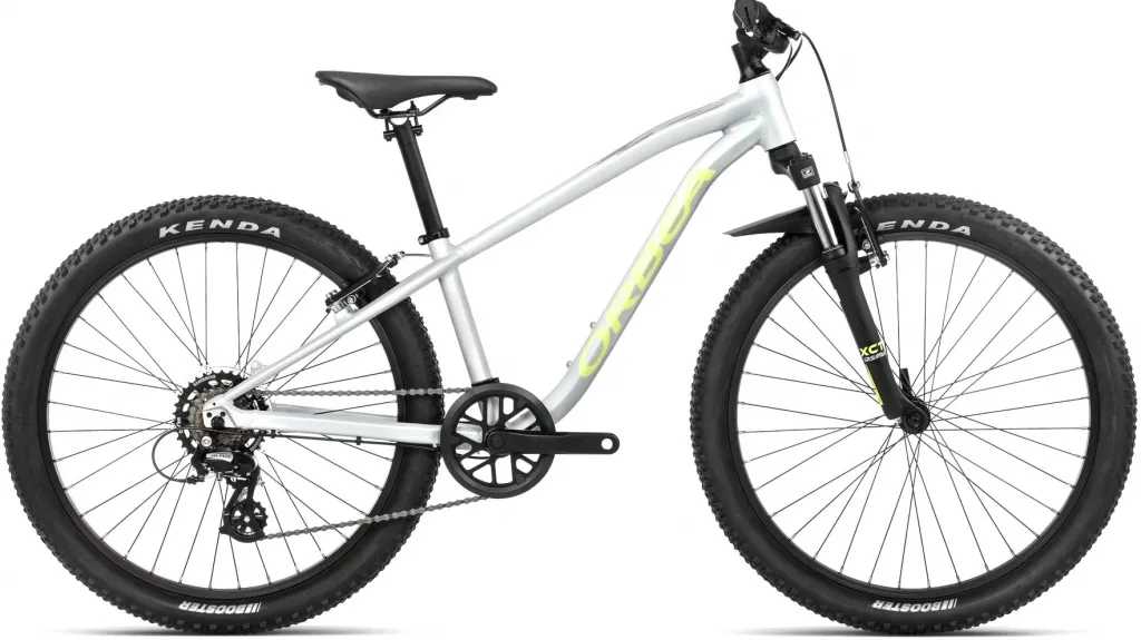 Велосипед 24" Orbea MX 24 XC (2025) halo silver/spicy lime matt