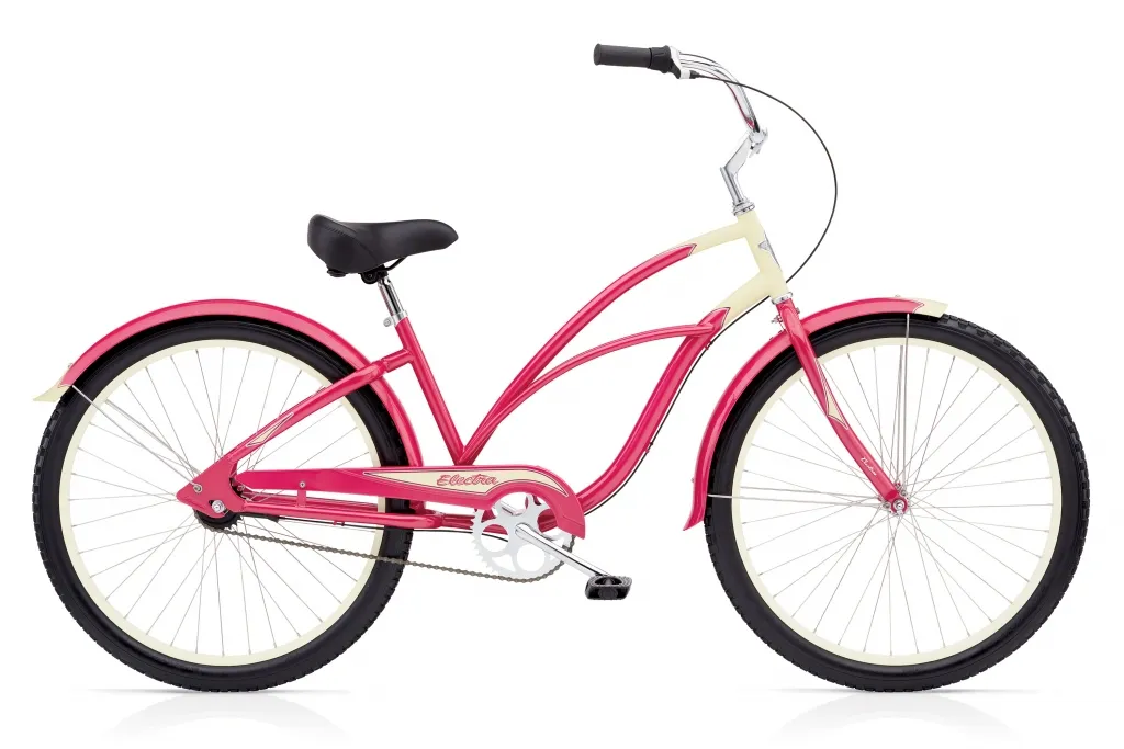 Велосипед 26" ELECTRA Cruiser Custom 3i Ladies' Stawberry/Cream
