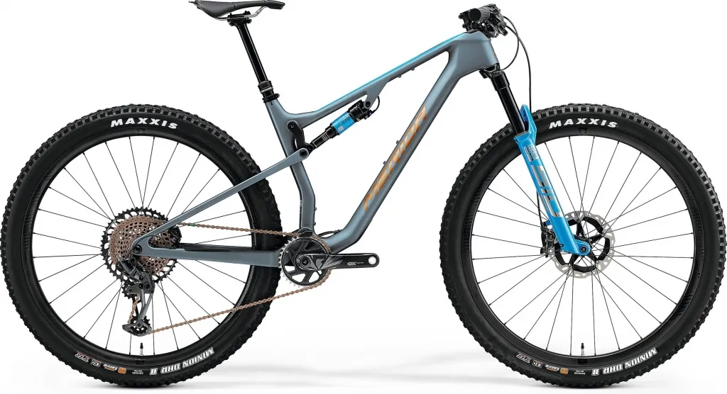 Велосипед 29" Merida NINETY-SIX 8000 (2021) matt steel blue