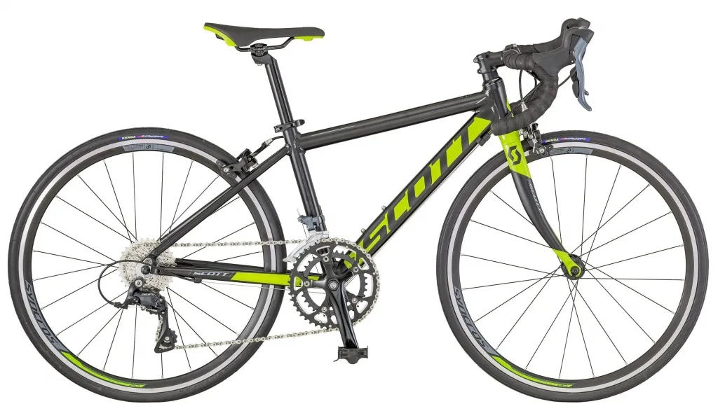 Велосипед 24" Scott Speedster JR 24 2018 черно-зеленый