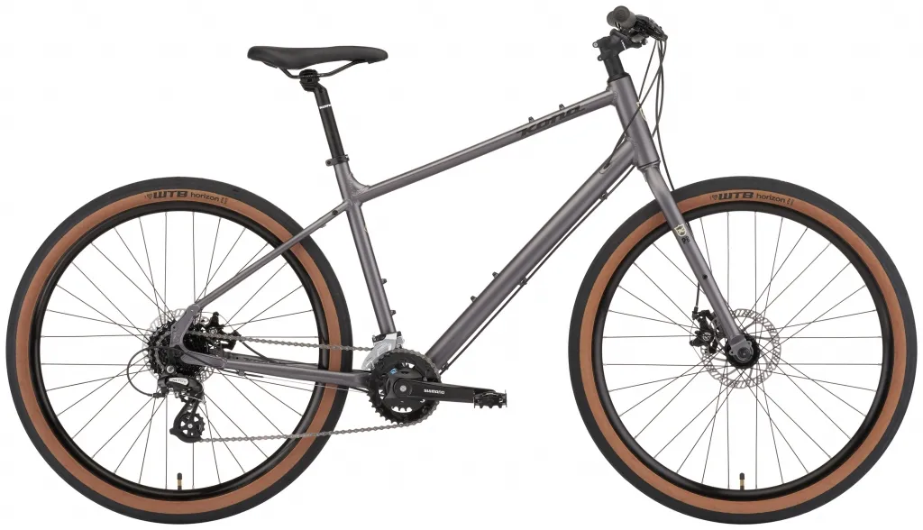 Велосипед 27.5" Kona Dew (2022) satin asphalt grey