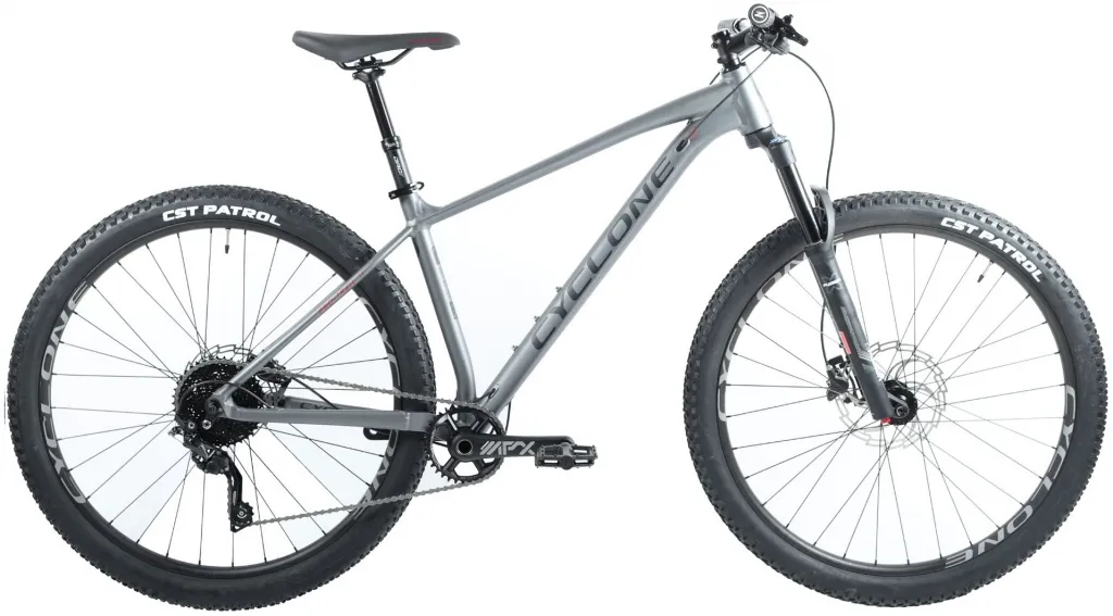 Велосипед 29" Cyclone SLX- PRO trail 2 (2022) серый (мат)