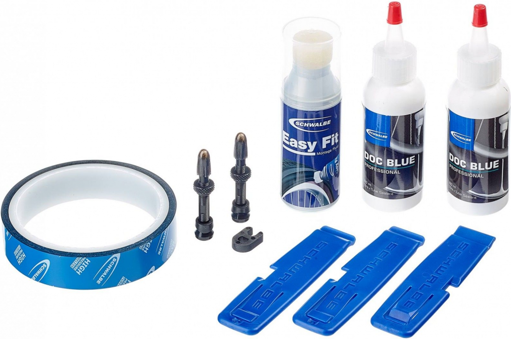 Набор Schwalbe TUBELESS EASY KIT 25, для установки бескамерных шин Набор Schwalbe TUBELESS EASY KIT 25, для установки бескамерных шин