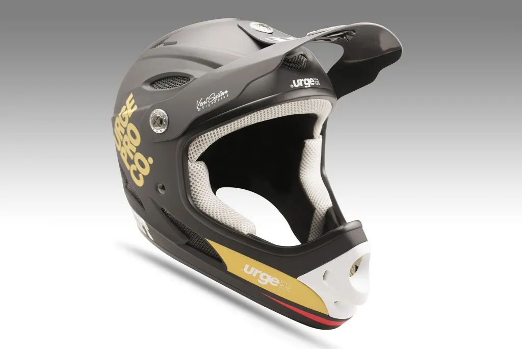 Шлем Urge Drift чёрно-золотой, подростковый