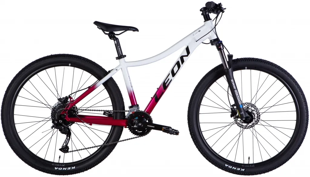 Велосипед 27,5" Leon XC Lady 80 HDD (2025) білий з малиновим