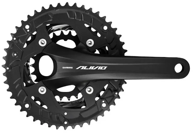 Шатуны Shimano FC-T4060 ALIVIO 9-speed 44/32/22T 175mm, интегр. ось