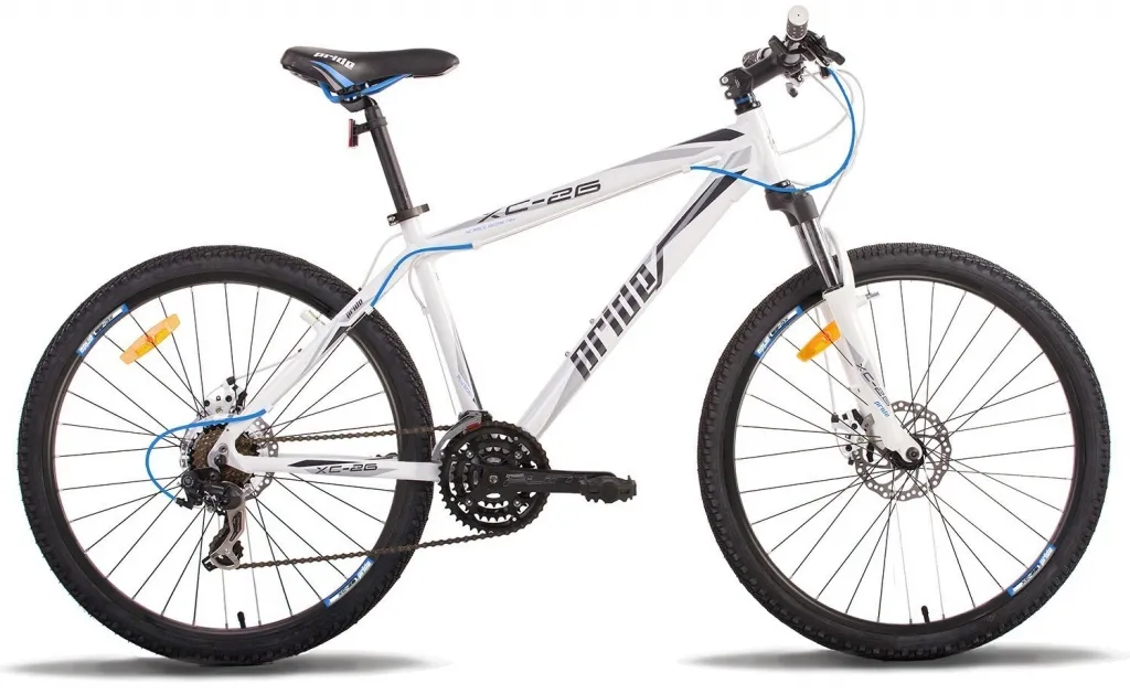 Велосипед PRIDE XC-26 Disk 2014 бело-черный, размер рамы - 15"