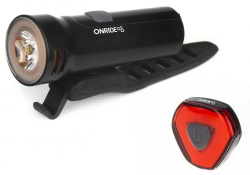 Комплект світла ONRIDE Edge + Incite (320/22 lm, 1800/260 mAh, USB micro-B)