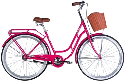 Велосипед 28 Dorozhnik RETRO Velosteel (2025) розовый