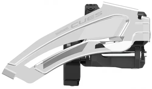 Перемикач передній Shimano CUES FD-U6010-L 2x10/11 Low Clamp Top-Swing 40/46T, хомут 34.9 (з адаптером)