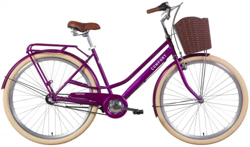 Велосипед 28 Dorozhnik COMFORT FEMALE планет. (2021) фіолетовий