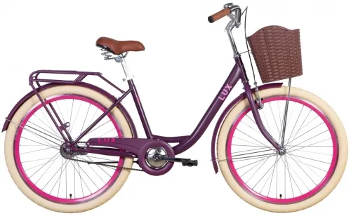 Велосипед 26 Dorozhnik LUX (2021) фіолетовий (матовий)