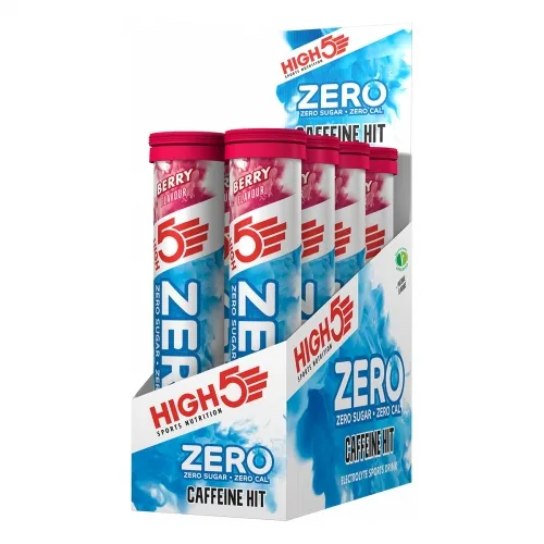 Ізотонік High5 Zero Electrolyte Drink Caffeine Hit 20 табл. (8шт.)