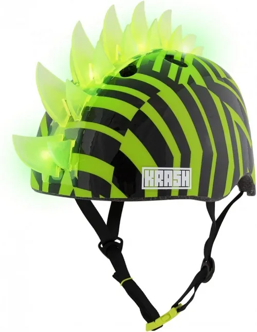 Шлем C-Preme Krash Dazzle LED USB зелено-черный