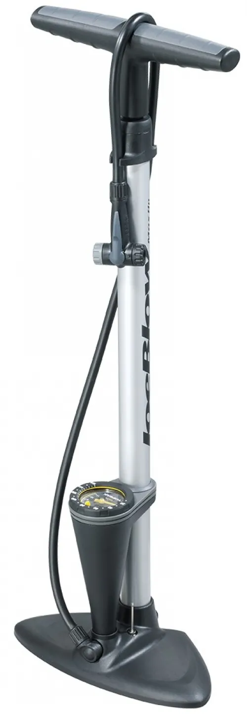 Насос напольный Topeak JoeBlow Max HP floor pump, 160psi/11bar, TwinHead, silver