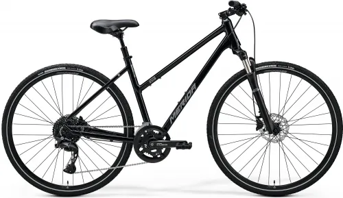 Велосипед 28 Merida CROSSWAY L 300 (2024) glossy black