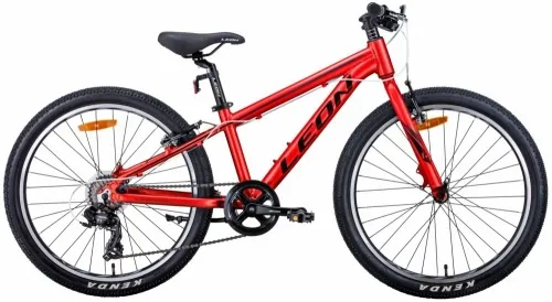 Велосипед 24 Leon Junior (2021) червоний