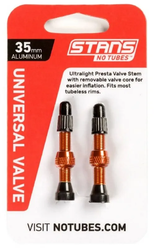 Ніпель Stan's Notubes FV (2шт блістер) orange