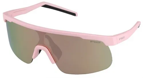 Очки детские R2 LIT, линза brown (pink chrome 2) PC, pink powdery matt