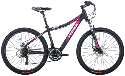 Велосипед 26 Trinx N106 Nana (2021) Matt-Black-Pink-Grey
