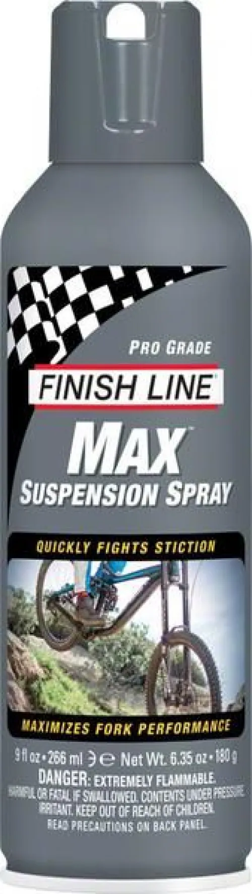 Спрей-мастило Finish Line MAX - Pro-grade Suspension Spray - 9oz (266ml Aerosol)