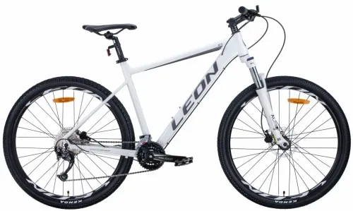 Велосипед 27.5 Leon XC-70 AM (2021) бело-серый с черным