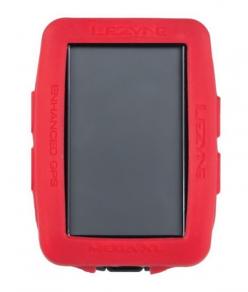 Чехол для велокомпьютера Lezyne Mega XL GPS Cover красный