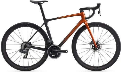 Велосипед 28 Giant TCR Advanced Pro 0 Disc AX (2022) amber glow
